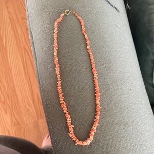 Chic Coral Beaded Necklace